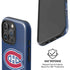 NHL Montreal Canadiens Distressed iPhone 16 Pro Max Magsafe Impact Case